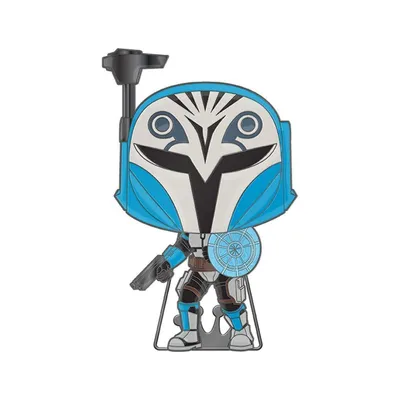 Imagen del producto de Funko Star Wars Guerras Clonales, pin de colección Loungefly, personaje Bo-Katan (con efecto luminoso), 10 cm