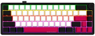 Productafbeelding van Lorgar LORGAR KBP70MW, Draadloos mechanisch gaming toetsenbord, 65%, Zwart/rood, EN-lay-out