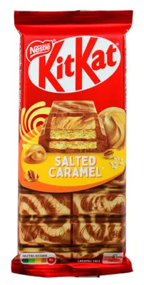 Produktbild von KitKat Salted Caramel Tablets Schokolade, 15er Pack (15 x 99g Tafel)
