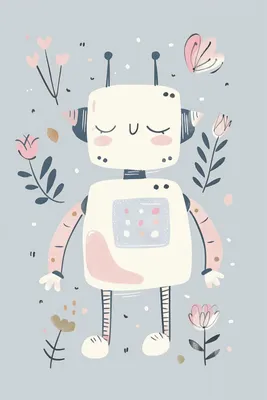 Image de Affiche 20 x 30 cm Motifs pour enfants, filles, pour chambre - Roboś