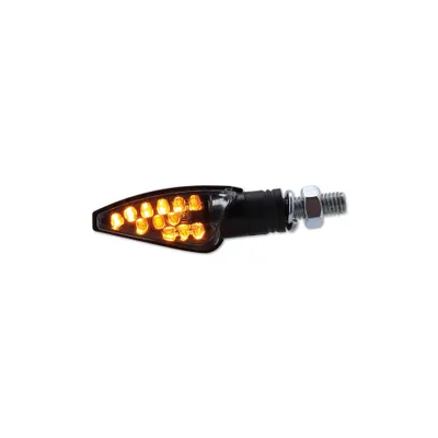 Obrázok produktu pre SHIN YO Toledo LED kryt smerovky čierny / šošovka dymovo sivá (pár), predný a zadný