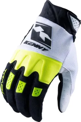 Produktbild von KENNY Langfinger-Fahrradhandschuhe - GLOVES TRACK - Gelb/Schwarz L
