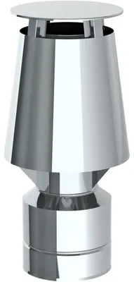 Produktbild von Jeremias DW-FU Duesenaufsatz Muedungsaufsatz 180mm Edelstahl Abgassystem Doppelwandig Heizungszubehoer