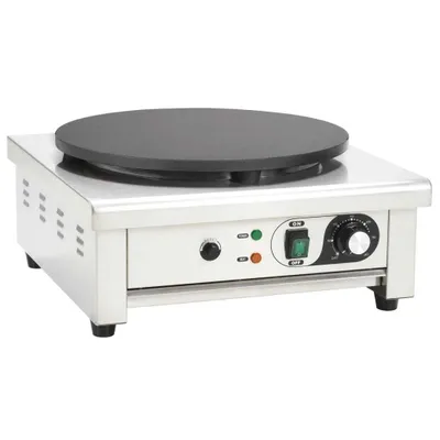 Image de vidaXL Crêpière électrique avec plateau extensible 40 cm 3000 W