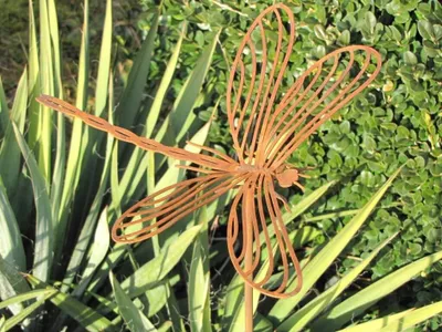 Produktbild von Edelrost Gartenstecker Libelle