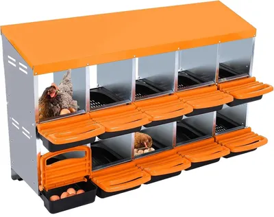Obrázok produktu pre Klietka na nosenie vajec, automatický systém odberu vajec, dlhodobá životnosť, 10 otvorov