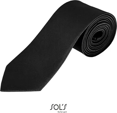 Produktbild von SOLs 02932 | Herren Krawatte Garner Tie - Länge: 150 cm, Breite: 7 cm' - Farbe: Black - Größe: 150 x 7 cm