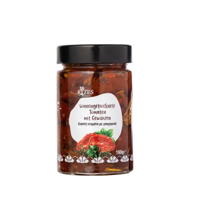 Produktbild von Rizes Greece sonnengetrocknete Tomaten mit Gewürzen (190 g)