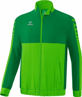 Productafbeelding van Erima Six Wings Presentatiejack Heren - Smaragd / Green | Maat: S