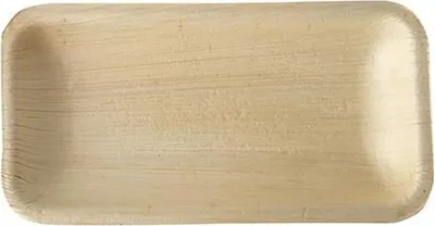 Produktbild von Tabletts, Palmblatt "pure" eckig 24 cm x 16,5 cm x 2 cm