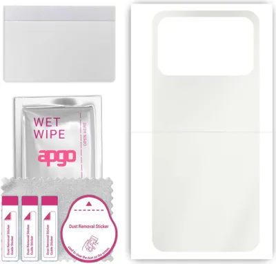 Produktbild von apgo Rückseite Schutzfolie, Matt, kompatibel mit Doogee N40 Pro, Hinten Hydrogel-Displayschutzfolie mit Positionierhilfe, kratzfest, einfache Montage
