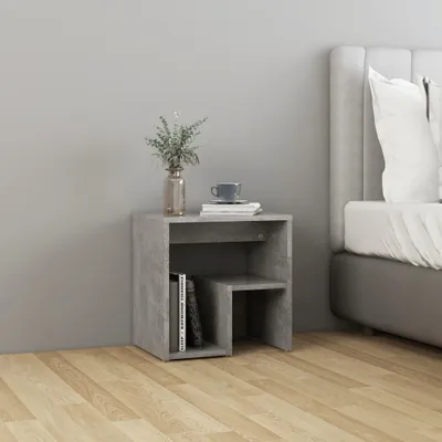 Obrázok produktu pre vidaXL Nočný stolík Concrete Grey 40x30x40 cm Drevo Materiál