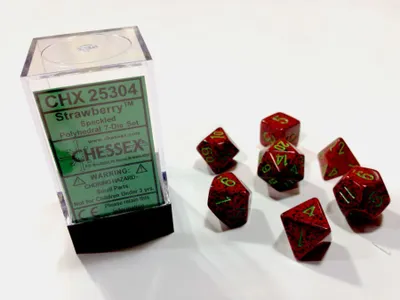 Produktbild von Chessex Speckled® Polyhedral Strawberry™ 7-Die Set