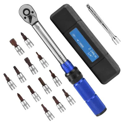 Produktbild von Drehmomentschlüssel, 72-Zahn, bidirektional, Drehmomentbereich 2-24 Nm, A
