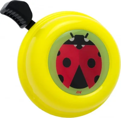 Produktbild von Liix Fahrradklingel Colour Bell , Marienkäfer Gelb