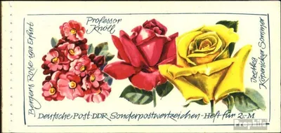 Produktbild von Briefmarken DDR 1972 Mi MH6I 2 (kompl.Ausg.) postfrisch Rosenausstellung