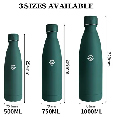 Image de Bouteille en acier inoxydable de 750 ml, thermos étanche, sans BPA