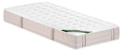 Produktbild von Matratze 90 x 190 cm Taschenfederkern 5 Zonen Memory-Schaum und Anti-Bettwanzen-Bezug Stärke 24 cm - VIREVO von NATUREA