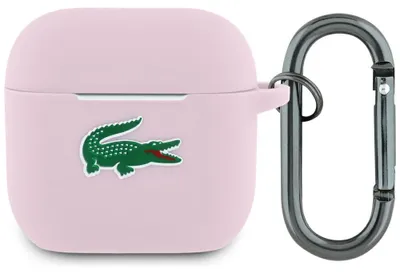 Zdjęcie produktu dla Etui Lacoste Croc Logo do AirPods 4 różowy