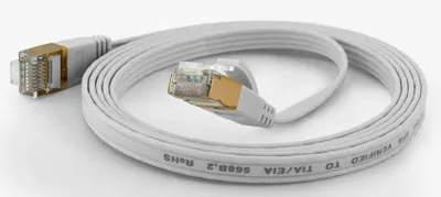 Obrázok produktu pre Plochý prepojovací kábel FTP CAT6A Wantec