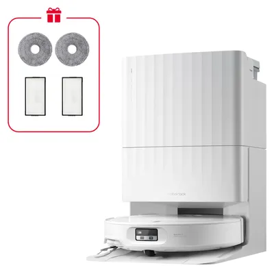 Produktbild von Roborock Qrevo Edge 2X, Beutellos, Weiß, 0,24 l, 2,7 l, 0,067 l, 4 l