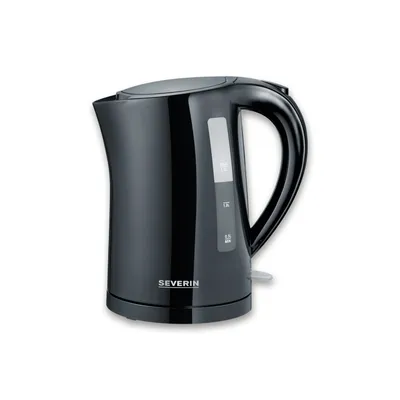 Produktbild von Wasserkocher schwarz SEVERIN WK 3498 1,5 L 2200 W abwaschbarer Kalkfilter WK 3498 aus Kunststoff, schwarz Wasserkocher Wasserkocher Wasserkocher Mit Temperatureinstellung Wasserkocher Edelstahl