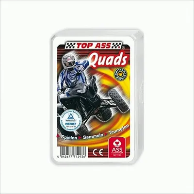 Produktbild von Top Ass Quads - Trumpf und Quartett