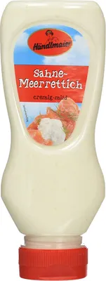 Image de Händlmaier Sahne Meerrettich crémeux doux bouteille à presser 225g