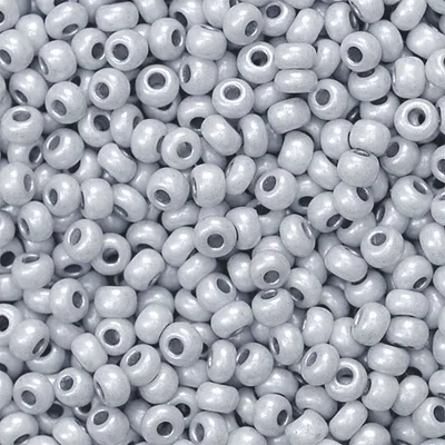 Produktbild von Rocailles 2,5 mm silbergrau VE=6x13g