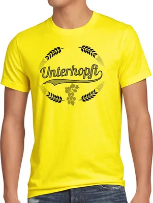Produktbild von style3 Unterhopft Herren T-Shirt Kult Shirt Funshirt Bier Hopfen