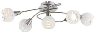 Produktbild von Deckenleuchte, nickel-matt, Glas, L 62,4 cm