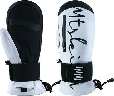 Produktbild von Skihandschuhe mit integriertem Handgelenkschutz, EVA-Stoßdämpfer, Winterhandschuhe, wasserdicht, warm, Snowboardhandschuhe zum Skifahren und Radfahren