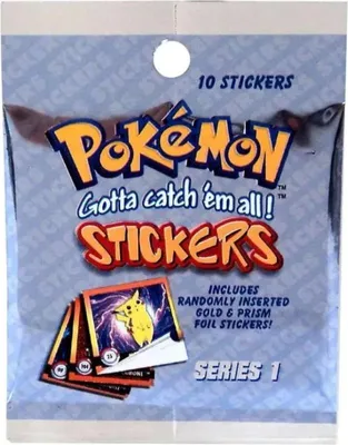 Obrázok produktu pre Pokémon TCG - Pokémon Series 1 - Stickers 1999