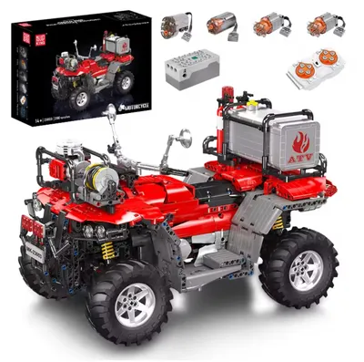Produktbild von Mould King 23003 ATV Feuerwehr RC Bausatz Technik Bausteine