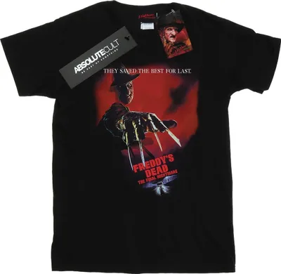 Produktbild von A Nightmare On Elm Street - "Freddy's Dead" T-Shirt für Herren BI51629 (3XL) (Schwarz)