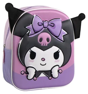 Zdjęcie produktu dla CERDÀę - Plecak 3D Hello Kitty Kuromi 28cm - Oficjalny Produkt Szkolny