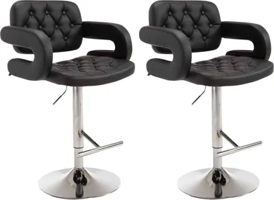 Produktbild von 2er Set Barhocker Dublin C schwarz