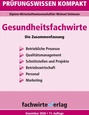 Produktbild von Gesundheitsfachwirte: Prüfungswissen kompakt