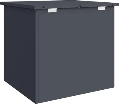 Produktbild von Außenlagerbox Anthrazit 55 x 50,5 x 50 cm Stahl
