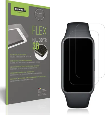 Produktbild von 2x Full Cover Schutzfolie matt für Honor Band 7 Panzerfolie Anti-Shock