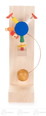 Obrázek produktu pro Hračka houpací klaun akrobat na kolečkách Výška cca 13 cm NOVINKA