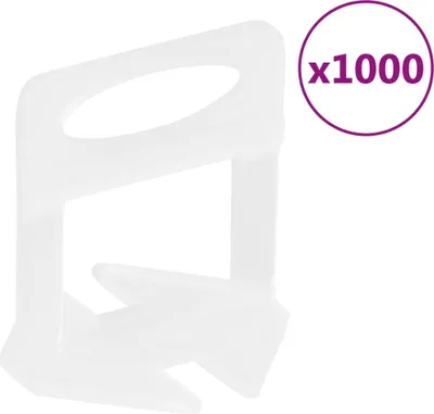 Obrázek produktu pro Nivelační spony na obklady 250 ks 1000 / 1 mm