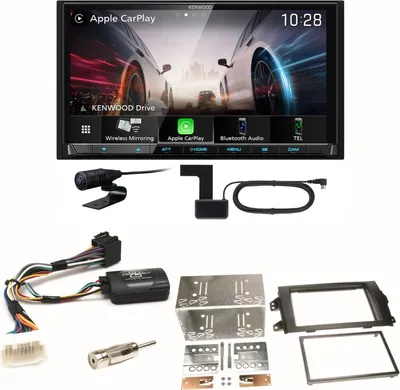 Produktbild von Kenwood DMX8021DABS Android Auto CarPlay Einbauset für Suzuki SX4 Fiat Sedici