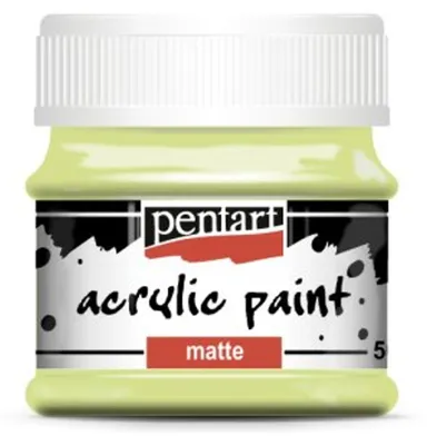 Produktbild von PENTART Acrylfarbe, matt, 50 ml, LIMETTE