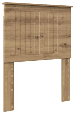 Image de vidaXL Tête de lit en chêne Artisan 75 cm Bois composite