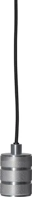 Produktbild von STAR Trading Lampenfassung Metall E27 Textilkabel 3,5m zink