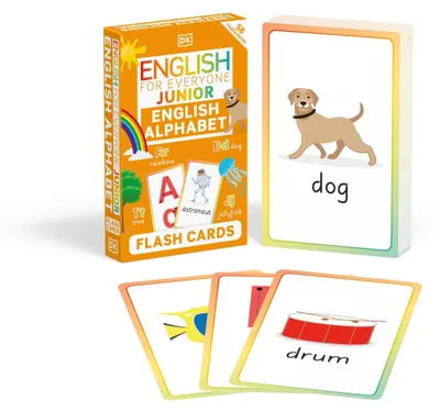 Produktbild von English for Everyone Junior English Alphabet Flash Cards