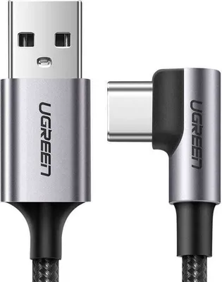 Zdjęcie produktu dla Kabel USB do USB-C kątowy UGREEN US284, 3A , 2m (czarny)