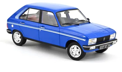 Zdjęcie produktu dla Norev 184903 Peugeot 104 S 1981 niebieski 1:18