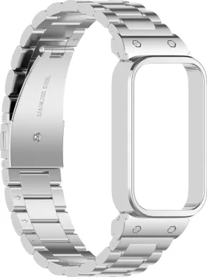 Immagine prodotto di INF Cinturino in acciaio inossidabile per Xiaomi Band 9 Active e Redmi Band 3 D'argento